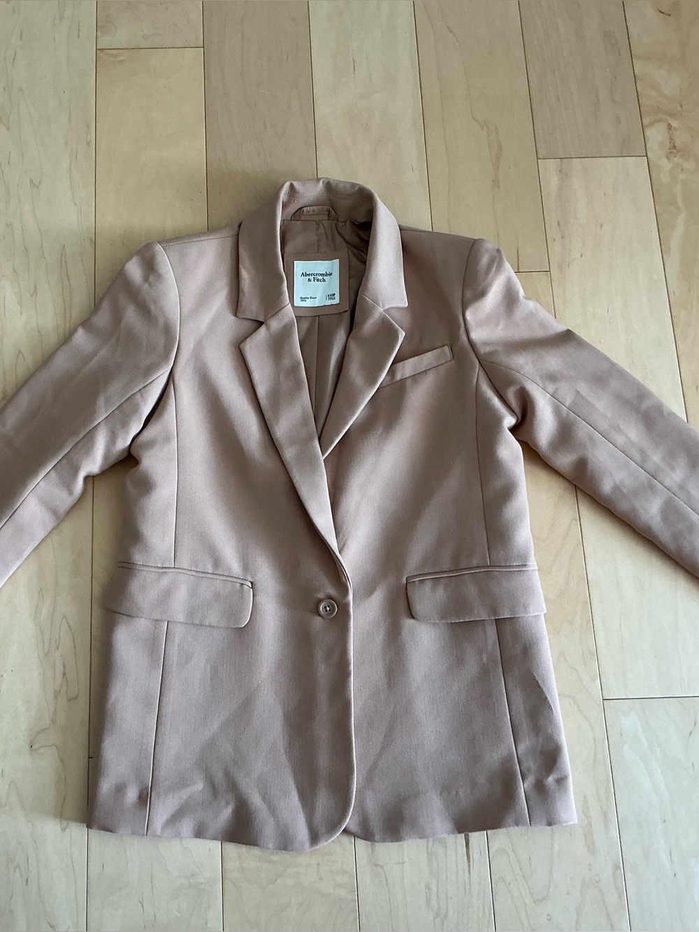 Abercrombie & Fitch Women's Blazer Jacket - Dusty Rose